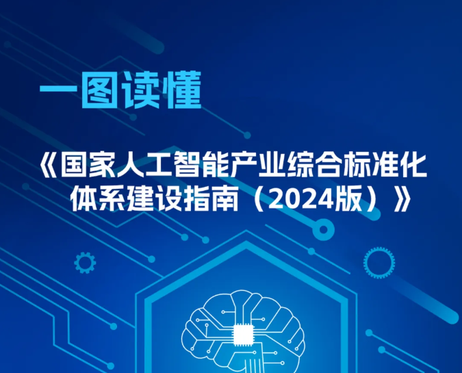 一图读懂《国家人工智能产业综合标准化体系建设指南（2024版）》